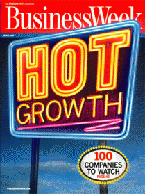 Business Week cover of Hot Growth Companies